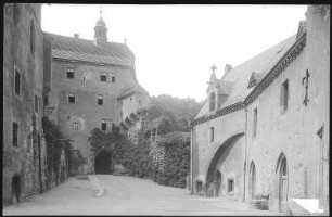 Kriebstein. Burg Kriebstein Burghof