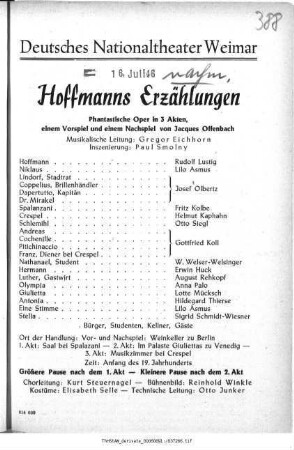 Hoffmanns Erzählungen