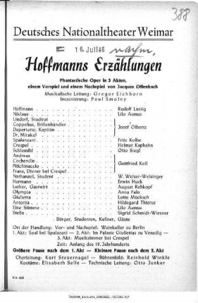 Hoffmanns Erzählungen