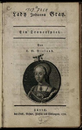 Lady Johanna Gray : Ein Trauerspiel
