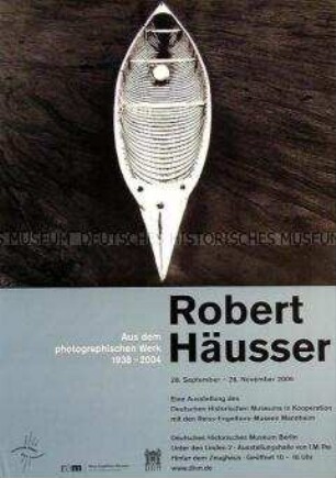 Ausstellungsplakat des Deutschen Historischen Museums: Robert Häusser