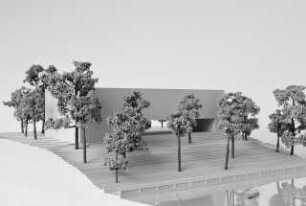 Deutscher Pavillon, Venedig Umgestaltung: Ansicht des Ausstellungsmodells 1:100 (Modellfoto) (Beitrag zur Deutschen Werkbund Ausstellung »this is modern« Venedig 2014)