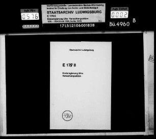 Gemeinderechtsverhältnisse in Untermarchtal mit Algershofen