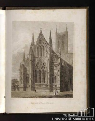 Plate 16. East end of Lincoln Cathedral.