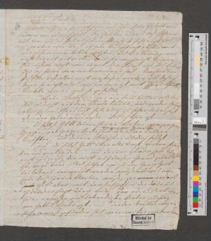 Brief an Pauline Bassenge
