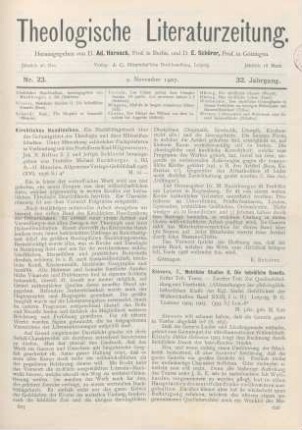 626-630 [Rezension] Sievers, Eduard, Metrische Studien II. Die hebräische Genesis. Erster Teil: Texte. - Zweiter Teil: Zur Quellenscheidung und Textkritik