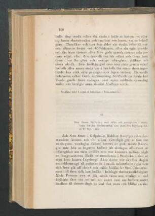 67. [Sten Stures förlikning med rådet och menigheten i Stockholm för den förolämpning, som skett fru Ingeborg, dat. d. 22 Nov. 1483.]