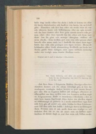 67. [Sten Stures förlikning med rådet och menigheten i Stockholm för den förolämpning, som skett fru Ingeborg, dat. d. 22 Nov. 1483.]