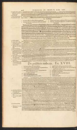 De publicis iudiciis. Tit. XVIII.