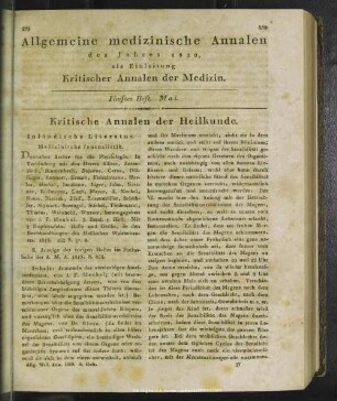 Fünftes Heft. Mai