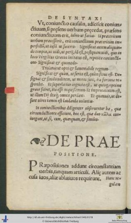 De Praepositione