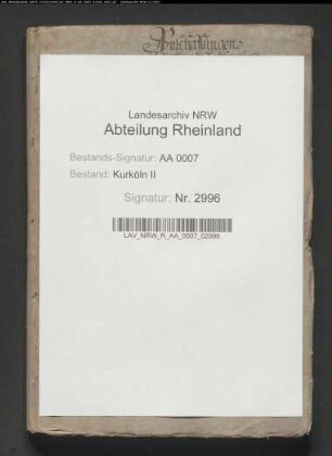 Ausgabenverzeichnis der Hofkammer