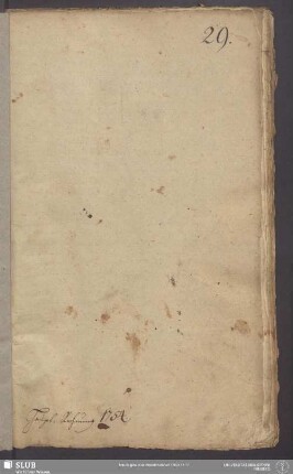 Haupt-Rechnung 1754 [für das Wehrauer Hammerwerk]