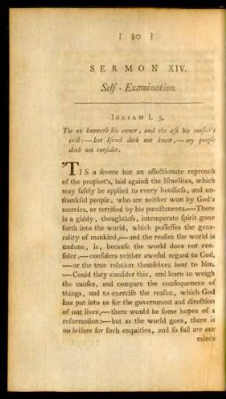 Sermon XIV. Self-Examination