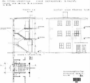 Bad Friedrichshall-Jagstfeld: Empfangsgebäude Bauteil 2 Südostansicht