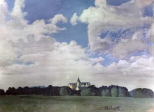 Landschaft mit Schloss