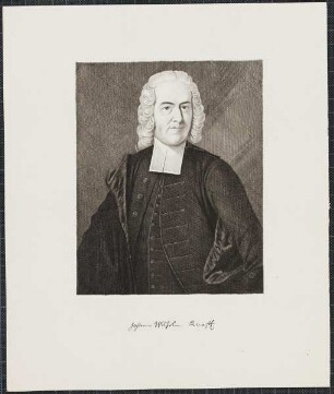 Icones Professorum Marpurgensium — Bildnis des Johann Wilhelm Krafft (1696-1767)