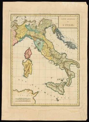 Carte Génerale de L'Italie