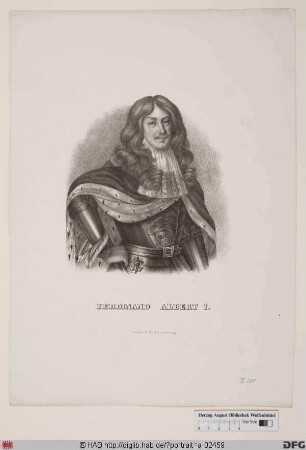 Bildnis Ferdinand Albrecht I., Herzog zu Braunschweig-Lüneburg-Bevern