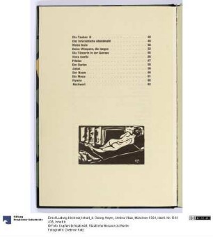 Inhalt_b. Georg Heym, Umbra Vitae, München 1924