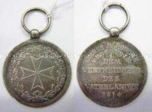 Gemeinschaftliche Silberne Kriegsdenkmünze für 1814 und 1815 (Campagne-Medaille)