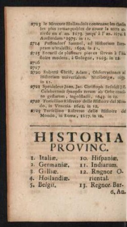Historia Provinc.