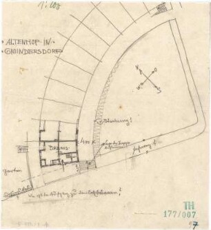 Fischer, Theodor; Reutlingen-Gmindersdorf; Arbeiterkolonie: Altenhof - Lageplan