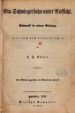 Das Theater des Auslandes. 8. 1858/59, H. 2