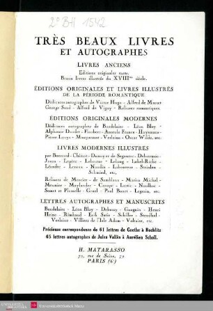 Très beaux livres et autographes : Livres anciens. Editios originales rares. Beaux livres illustrés du XVIIIme siècle ; ...
