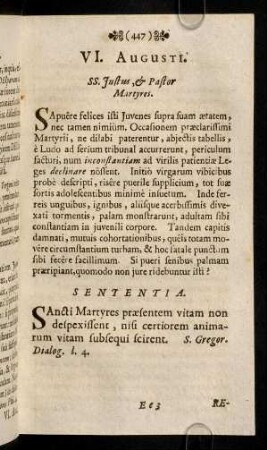 447-456, VI. - X. Augusti