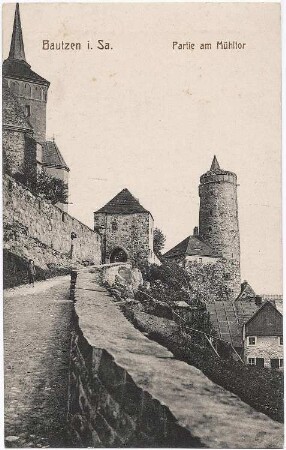 Bautzen. Mühltor, Ansichtskarte