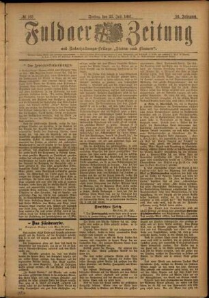Ausgabe vom Freitag, den 23. Juli 1897.