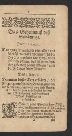 Das Geheimnuß deß Selb-betrugs.