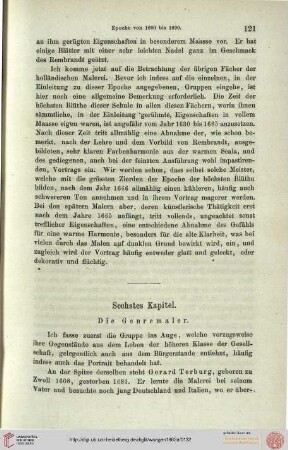 VI. Die Genremaler