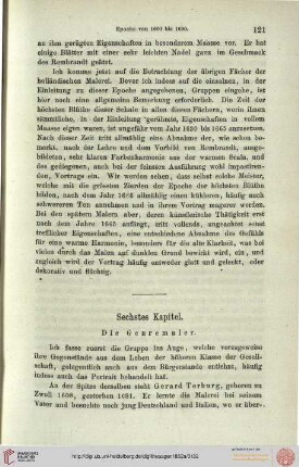 VI. Die Genremaler