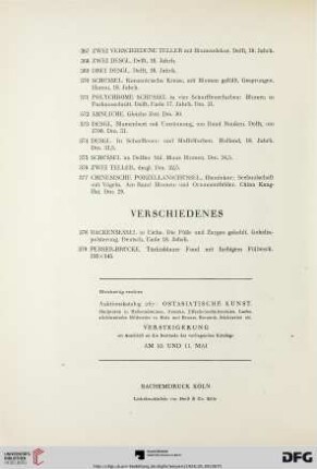 Verschiedenes (Nr. 378-379)