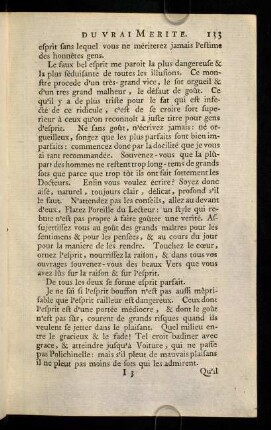 133-147, Du faux bel esprit. - De la raillerie. - Du bon esprit.