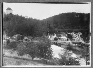 Ziegenrück, Blick auf Ort und Kemenate