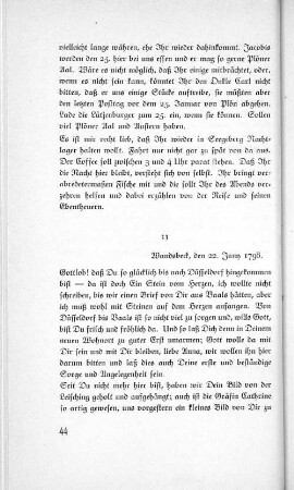 23 Wandsbeck, den 22. Juny 1798.
