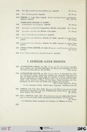 Gemälde Alter Meister (Nr. 2153-2310)