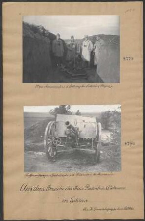22 cm Minenwerfer i.d. Stellung bei Sokolow (Strypa)