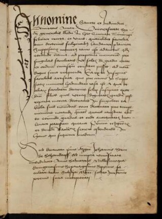 "In Nomine Sancte et Individue Trinitatis Amen."