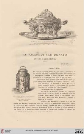 5: Le palais de San Donato et ses collections, [2]