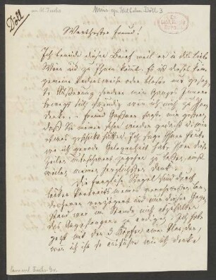 Brief an Aloys Fuchs : 11.11.1845