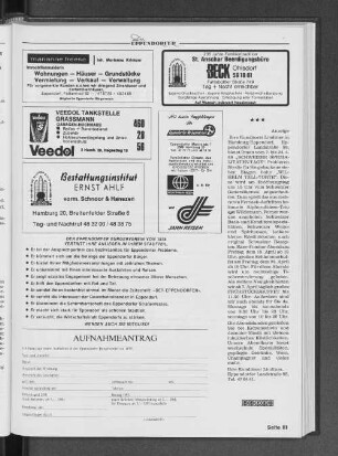 Aufnahmeantrag