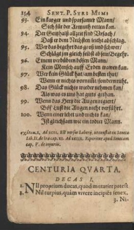 Centuria Qvarta.