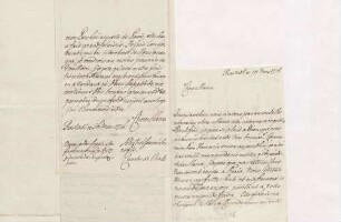 Karl Ludwig von Baden an Karoline Luise von Baden (Rastatt)