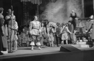 Szenenbilder aus "Bolero" von E. Schmidt, Metropol-Theater 1952