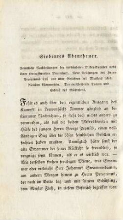 Siebentes Abentheuer Feindliche Nachstellungen ...