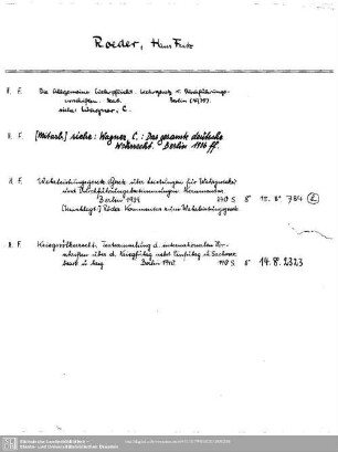 Roeder, Hans Fritz